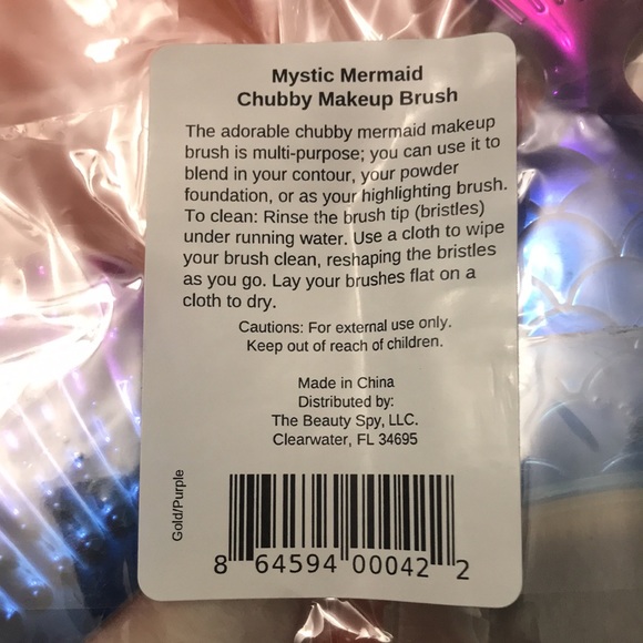 Mystic chubby mermaid & seashell brush set - Picture 5 of 6